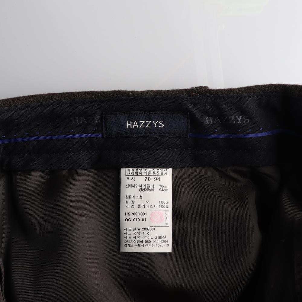 헤지스 울100% 브라운 F/W 하프 슬랙스 이미지 5