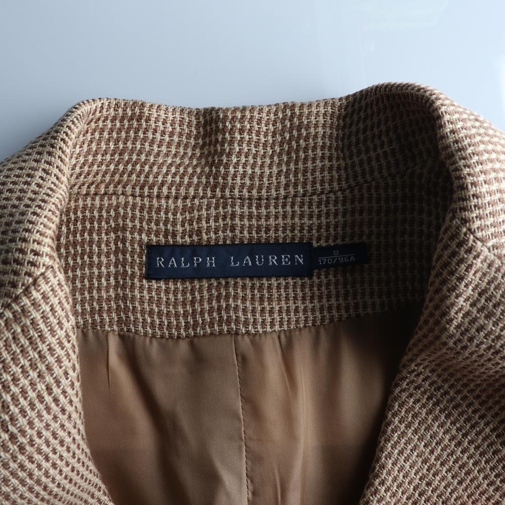 폴로 랄프 로렌 베이지 쓰리버튼 싱글 코트 재킷 이미지 6