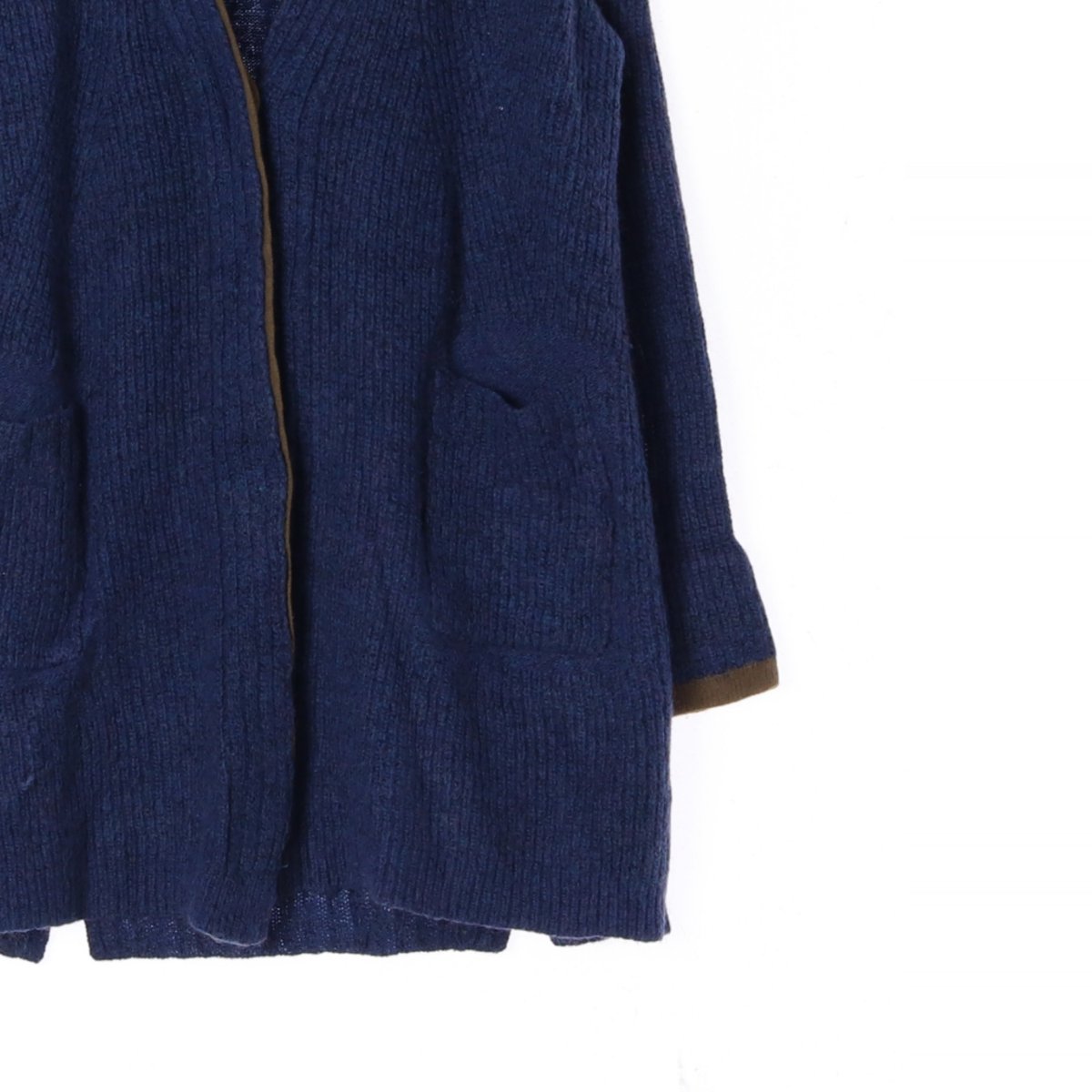 시스템 울모헤어84% 블루 니트 롱가디건 이미지 3