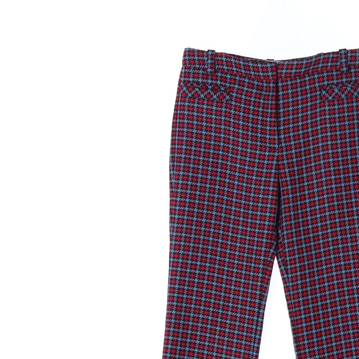 빔바이롤라 레드 블루 체크 패턴 슬랙스 이미지 2