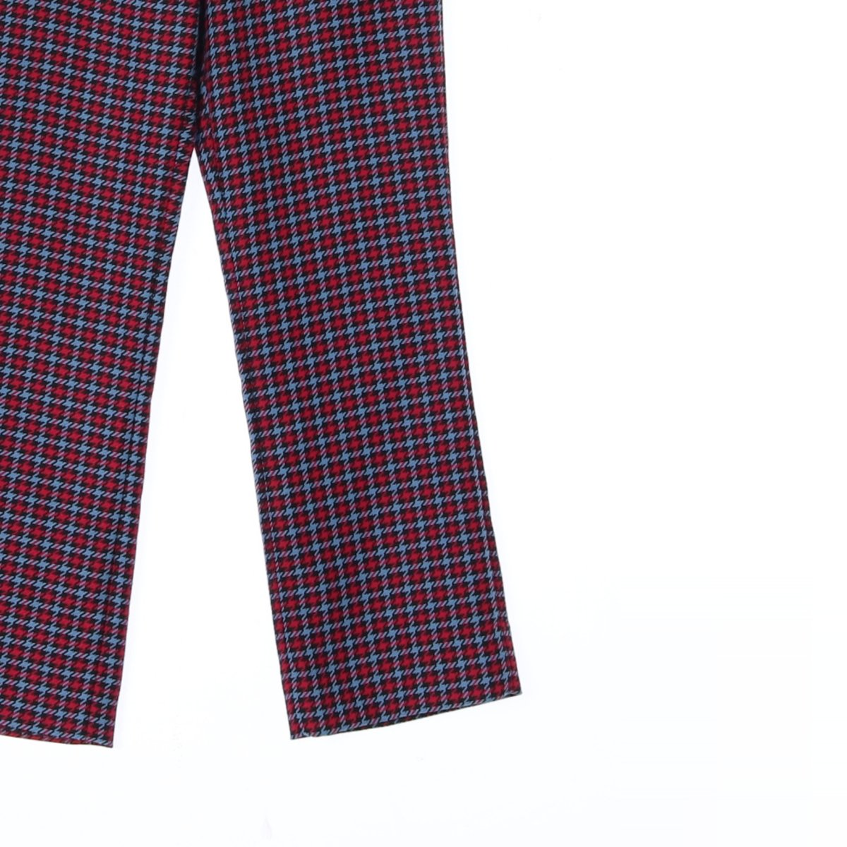 빔바이롤라 레드 블루 체크 패턴 슬랙스 이미지 3