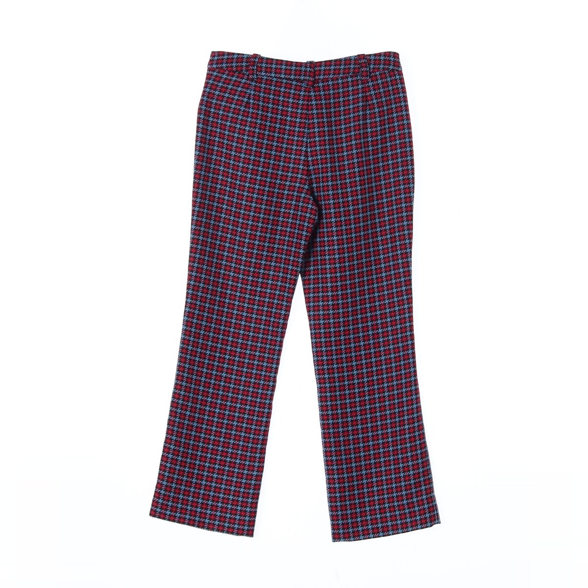 빔바이롤라 레드 블루 체크 패턴 슬랙스 이미지 4