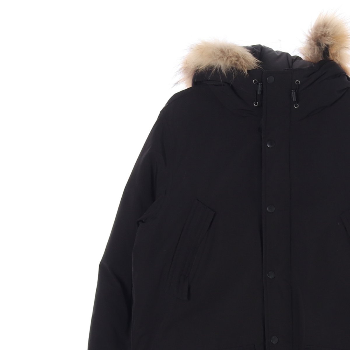 커버낫 덕다운 라쿤털 야상 파카 패딩 이미지 2