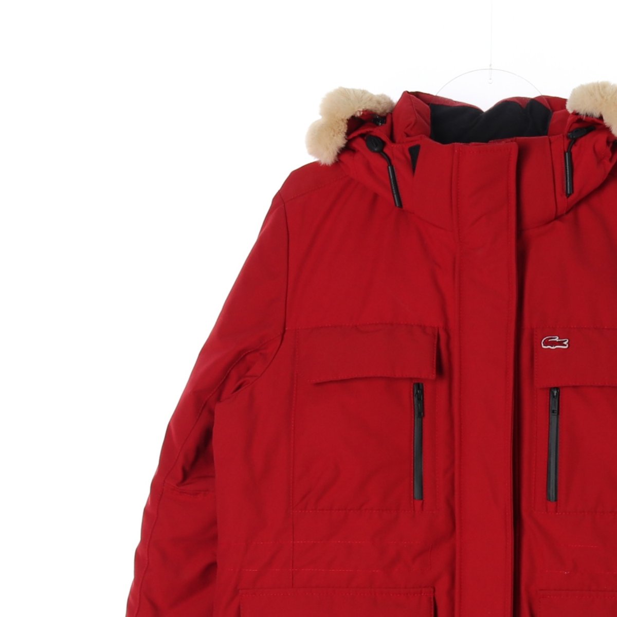 라코스테 레드 덕다운 야상 파카 패딩 이미지 2