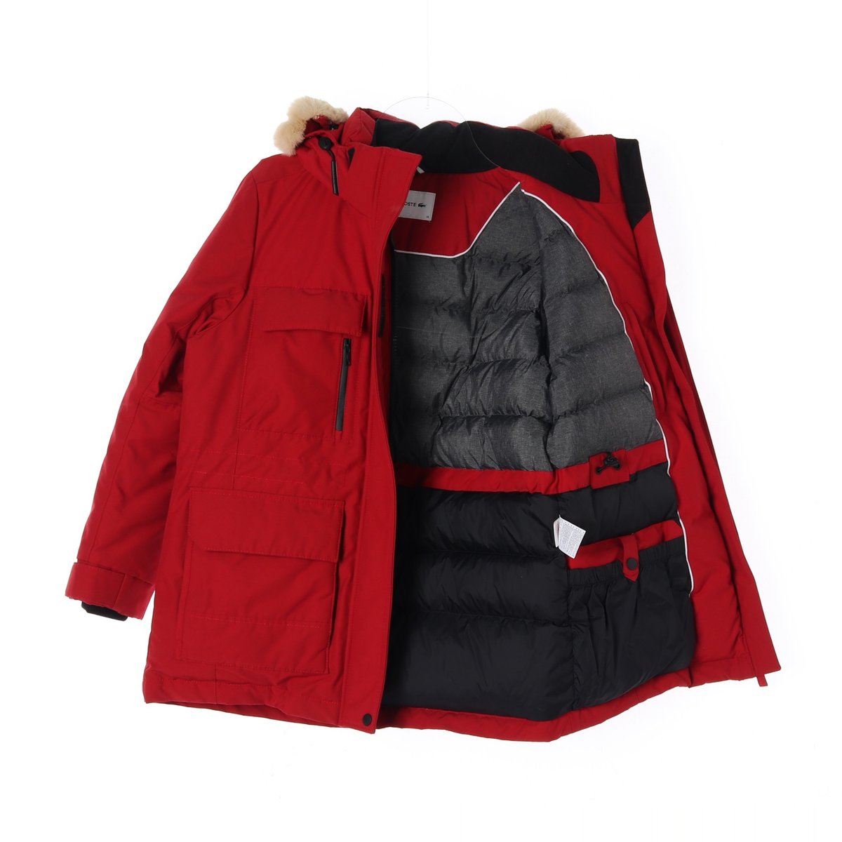 라코스테 레드 덕다운 야상 파카 패딩 이미지 4