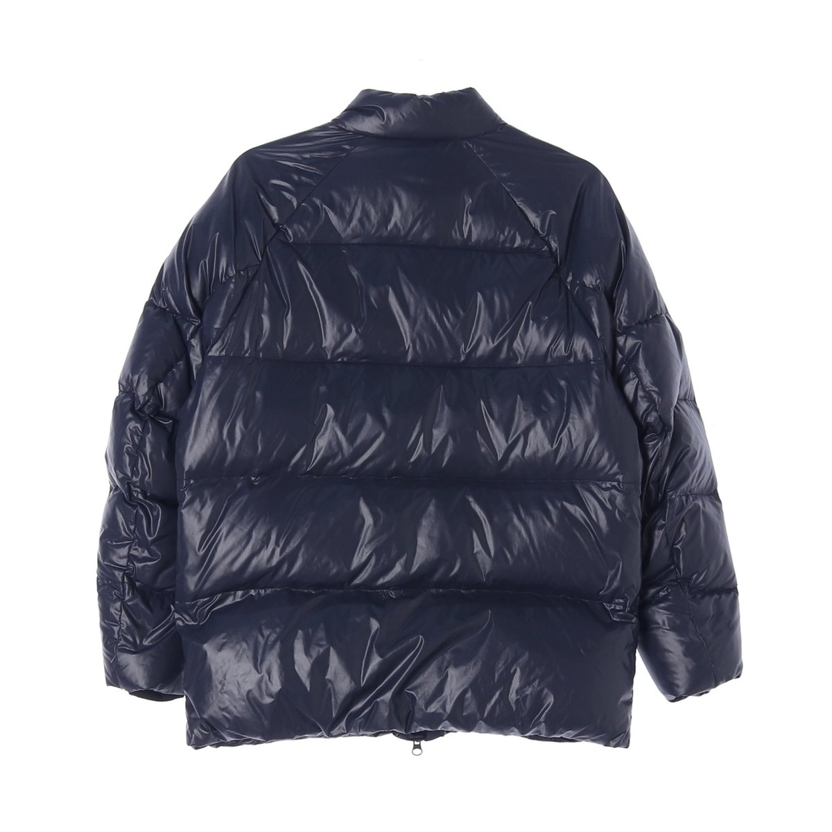 빈폴 덕다운 유광 네이비 패딩 파카 노카라 다운재킷 이미지 5