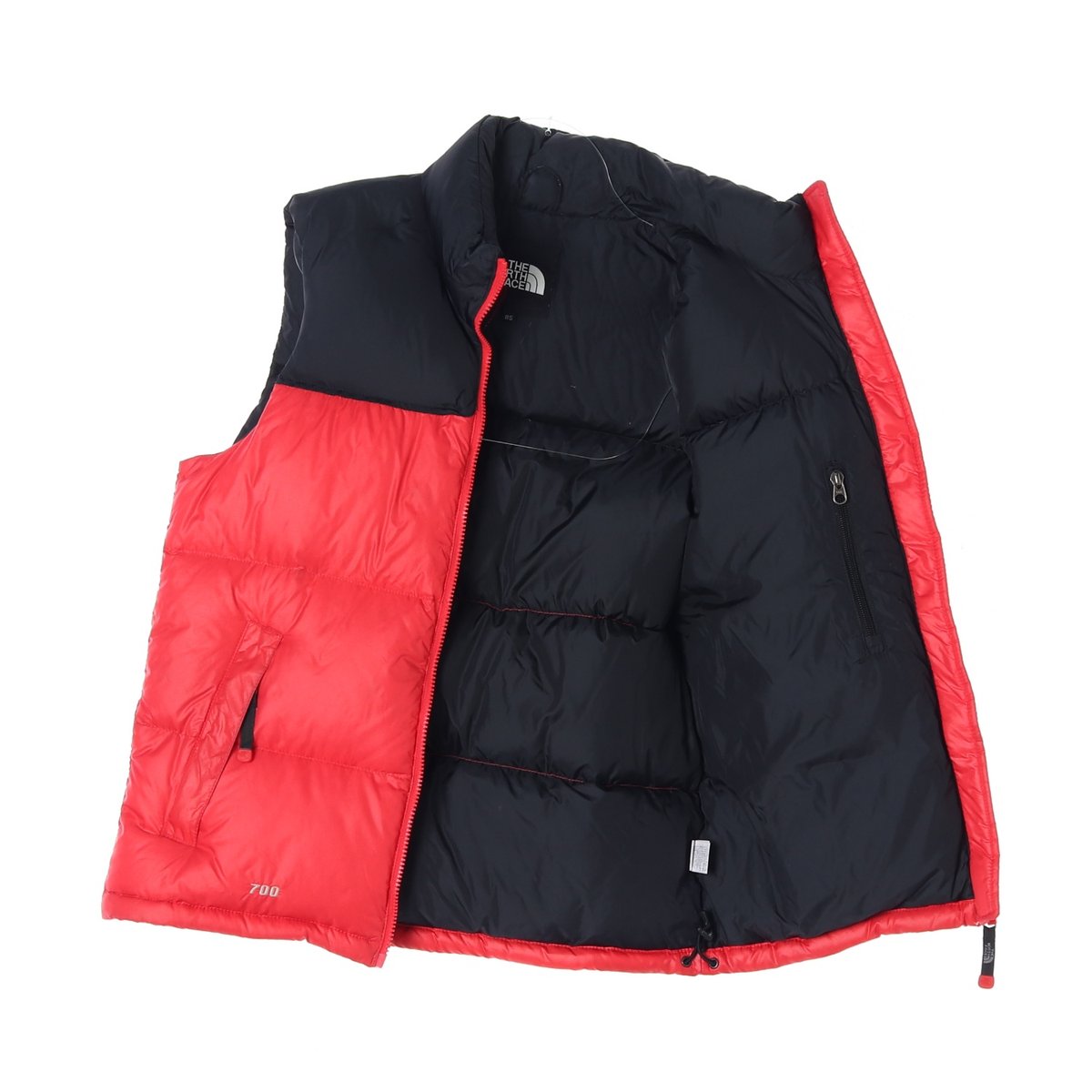 노스페이스 구스다운 700 레드 패딩조끼 이미지 4