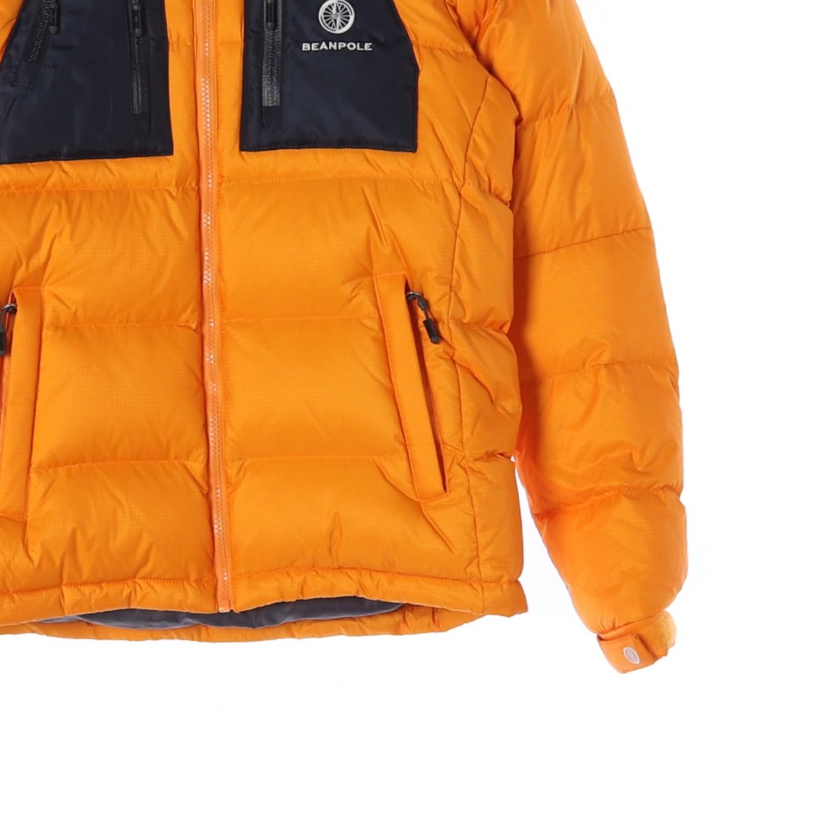 빈폴 아웃도어 구스다운 열판 오렌지 패딩 점퍼 이미지 3