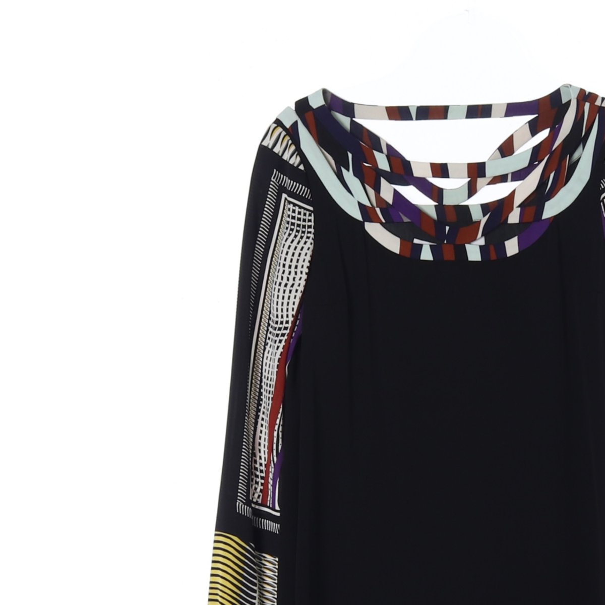 다이앤본퍼스텐버그 실크 패턴 미니 원피스 이미지 2