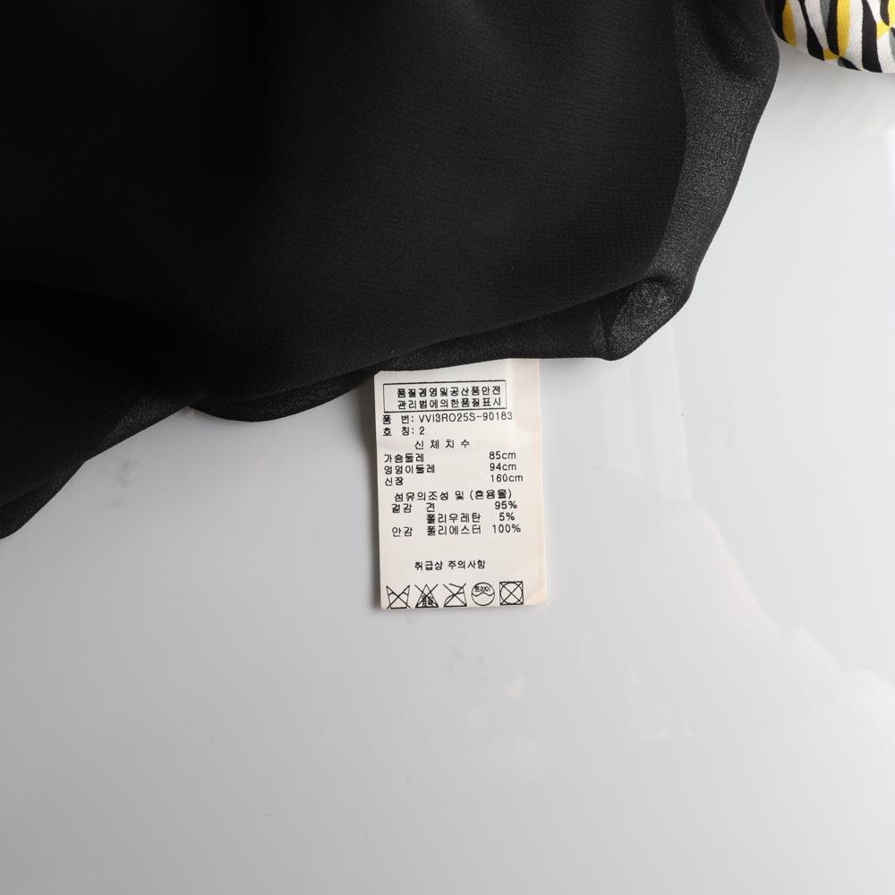 다이앤본퍼스텐버그 실크 패턴 미니 원피스 이미지 6