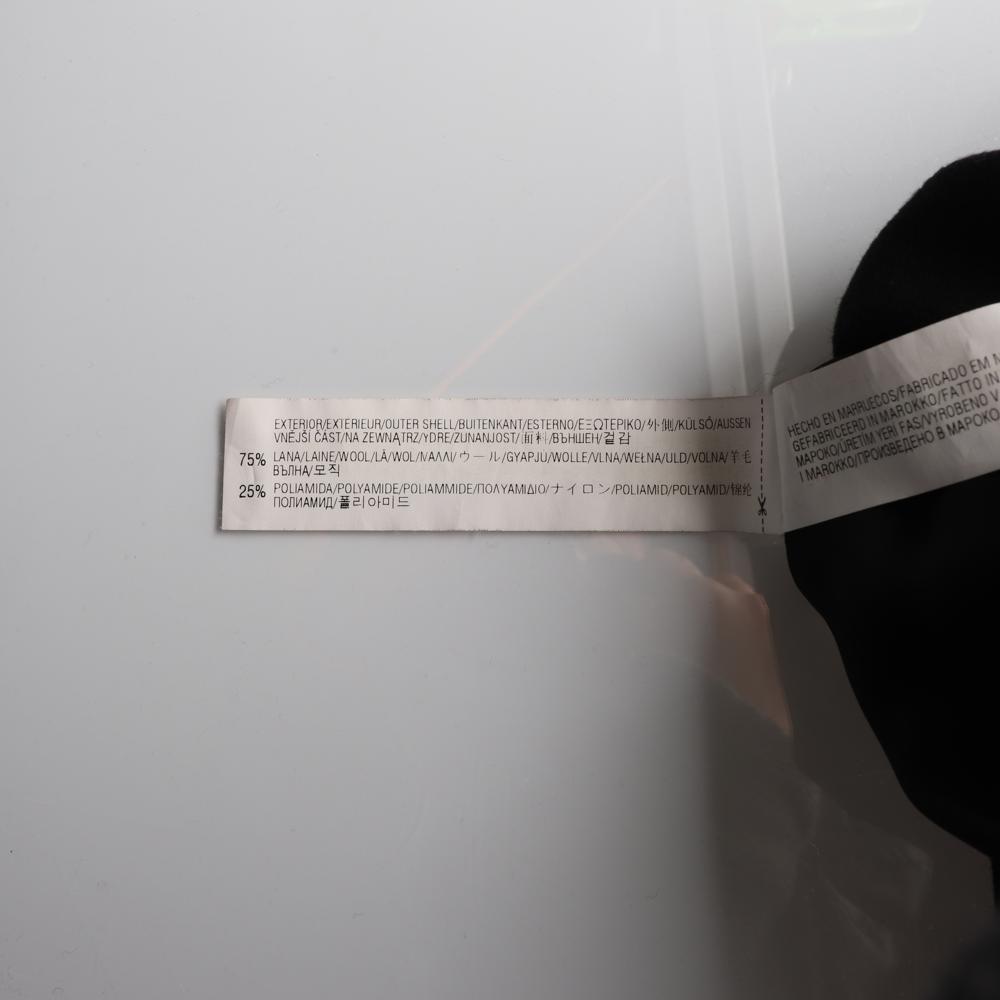 자라 블랙 울75% 더블 롱코트 이미지 7