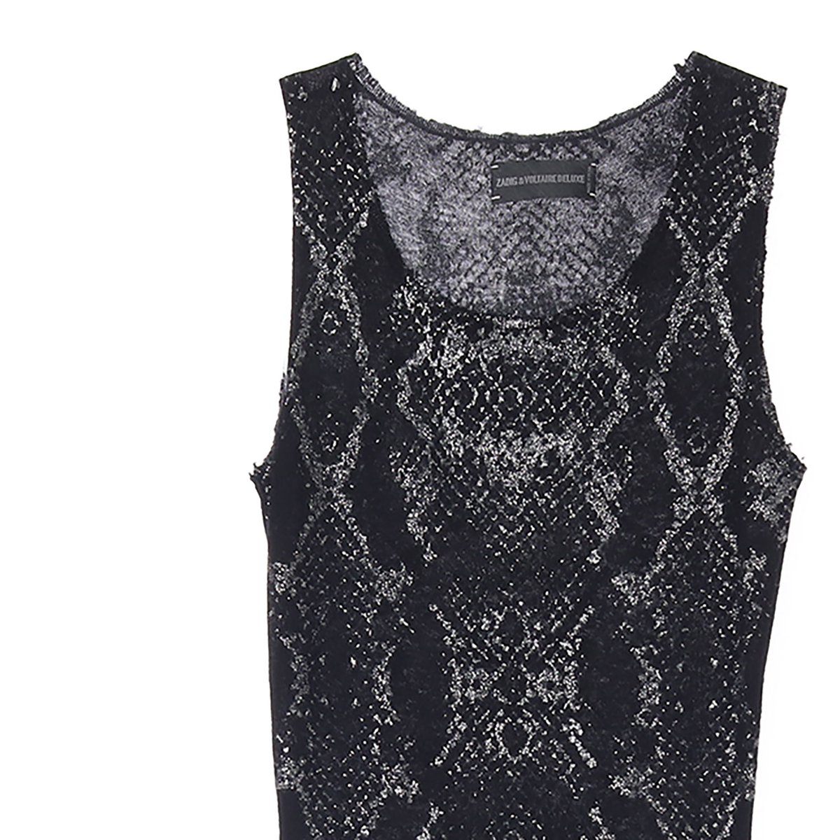 쟈딕앤볼테르 캐시미어100% 패턴 민소매 드레스 이미지 2