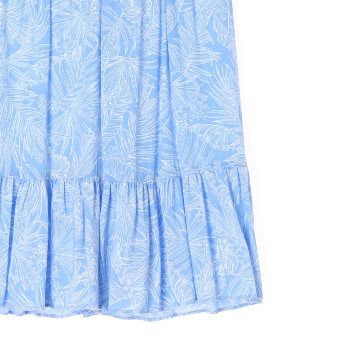 타미힐피거 블루 패턴 러플스커트 이미지 3