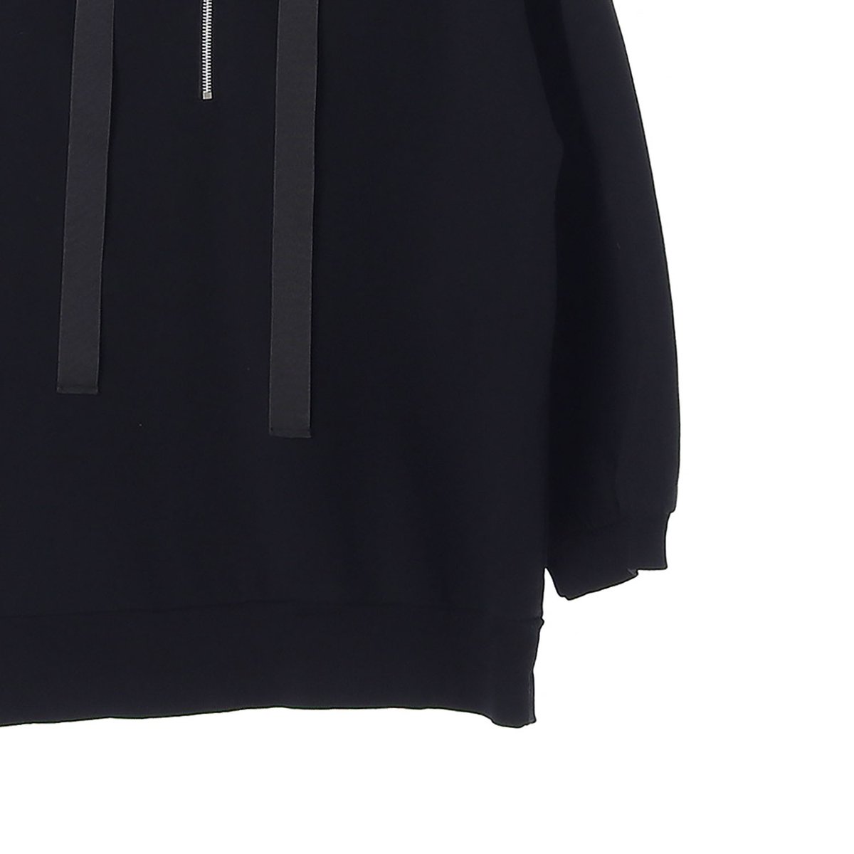 자라 기모 타이 하프집업 롱 후드 원피스 티셔츠 이미지 3