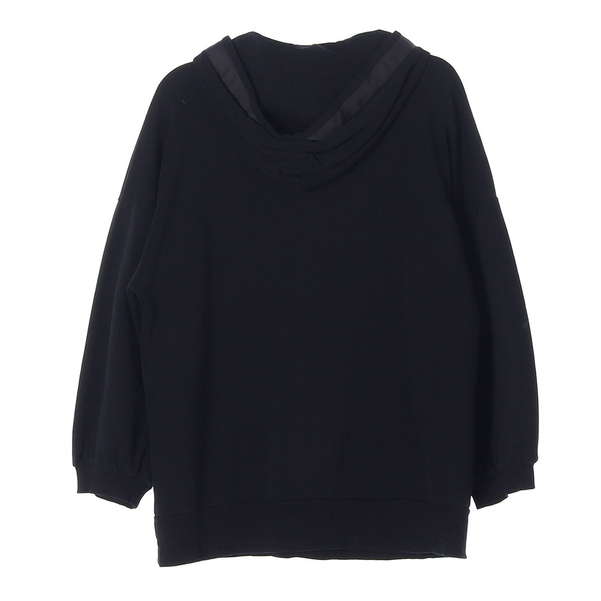 자라 기모 타이 하프집업 롱 후드 원피스 티셔츠 이미지 4