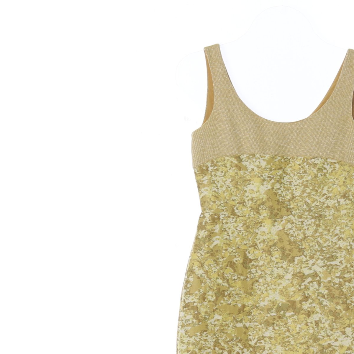 막스마라 코튼 린넨 그린 민소매 롱드레스 이미지 2