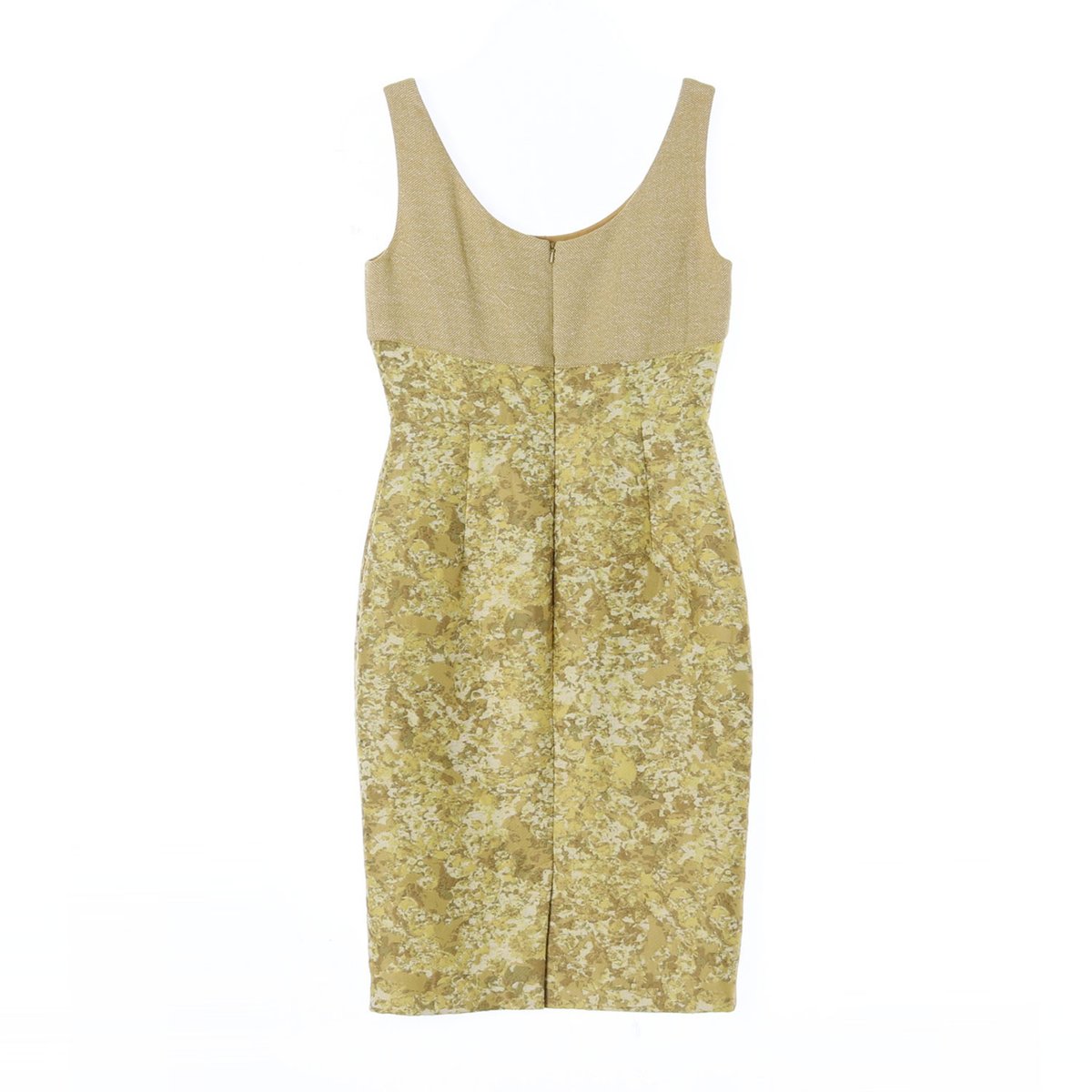 막스마라 코튼 린넨 그린 민소매 롱드레스 이미지 4