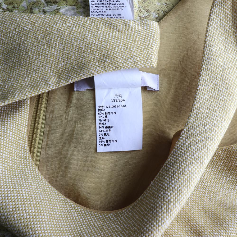 막스마라 코튼 린넨 그린 민소매 롱드레스 이미지 6