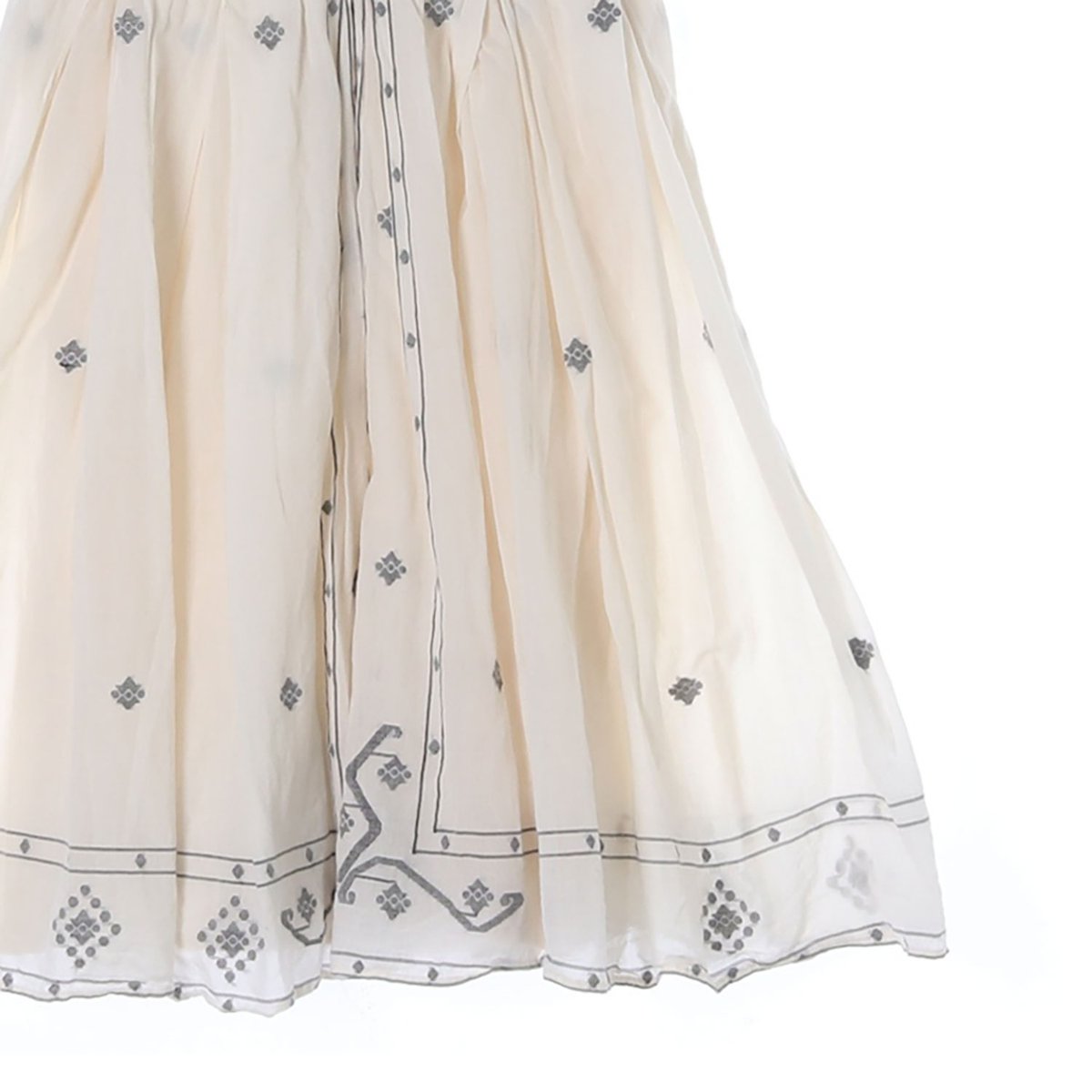 이자벨마랑 아이보리 코튼 실크 튜닉원피스 이미지 3