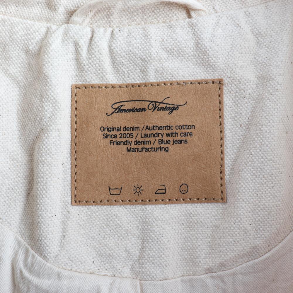 아메리칸 빈티지 베이지 코큰 롱 싱글 발마칸재킷 이미지 6