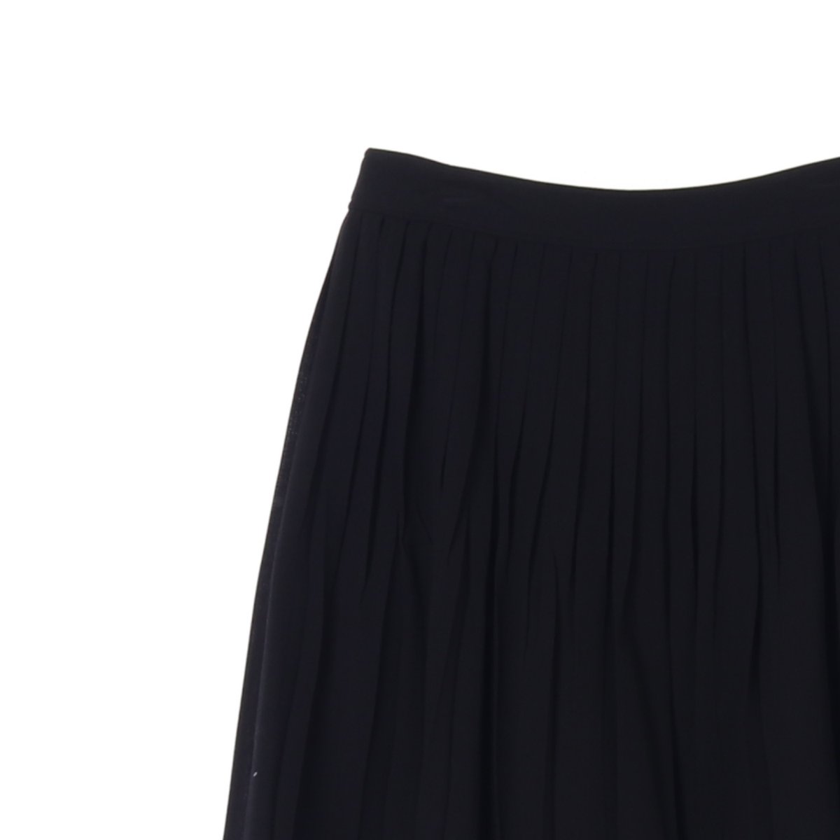 버버리 블랙 울80 플리츠스커트 이미지 2