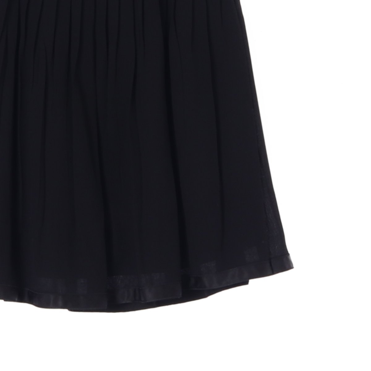 버버리 블랙 울80 플리츠스커트 이미지 3