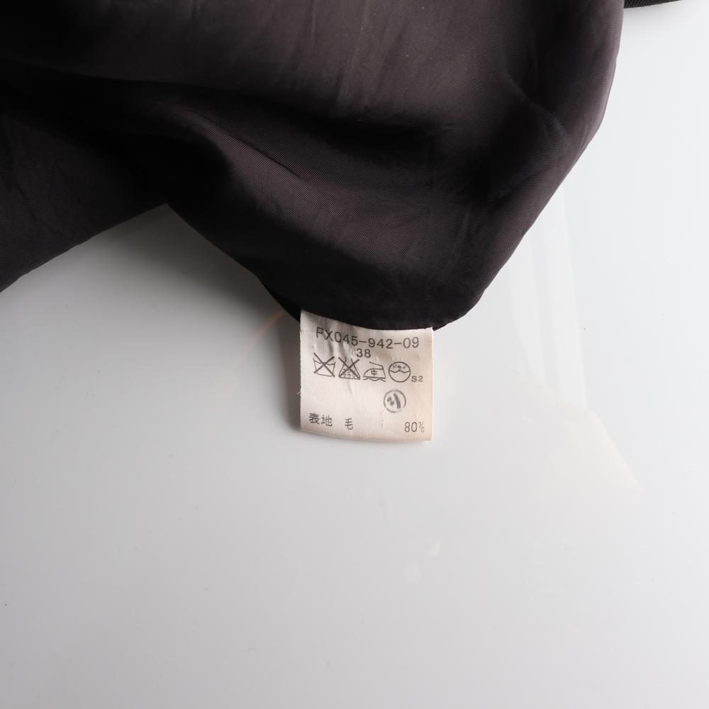 버버리 블랙 울80 플리츠스커트 이미지 6