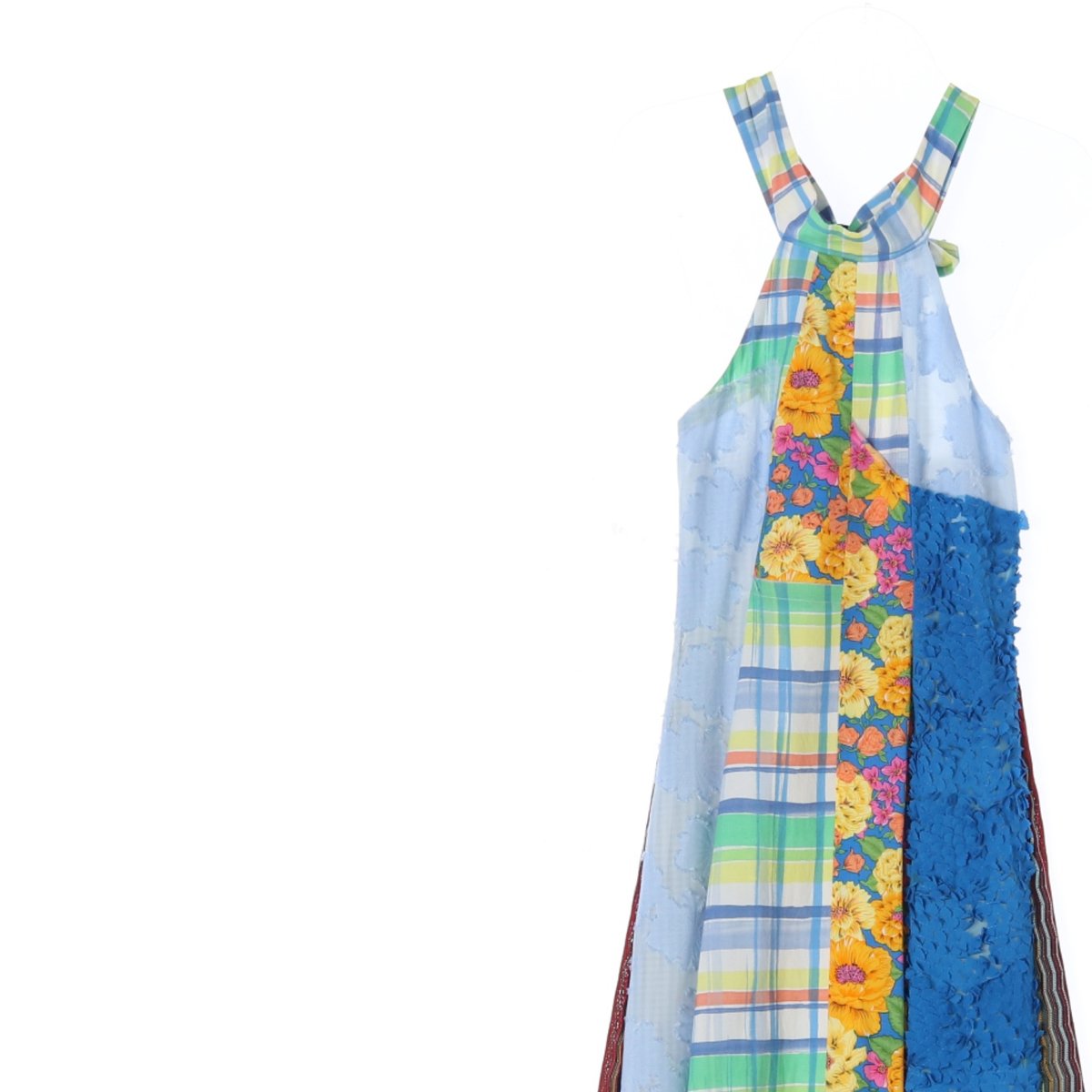 앤더슨벨 멀티컬러 sasha 홀터넥 미디 롱 휴양지 원피스 이미지 2