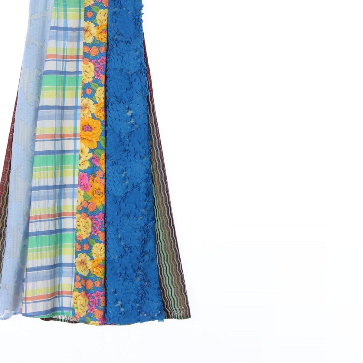 앤더슨벨 멀티컬러 sasha 홀터넥 미디 롱 휴양지 원피스 이미지 3