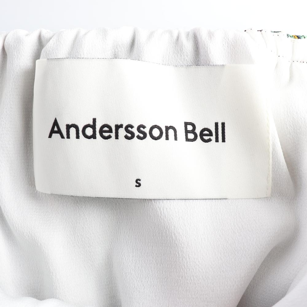 앤더슨벨 멀티컬러 sasha 홀터넥 미디 롱 휴양지 원피스 이미지 5