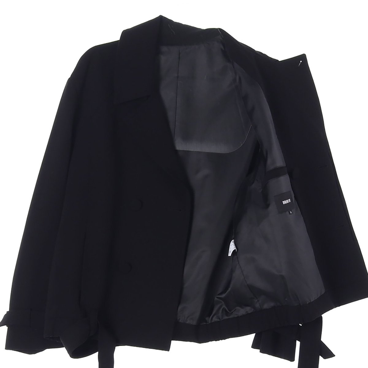 드로우핏 릴렉스드 울 숏 트렌치 자켓 이미지 4