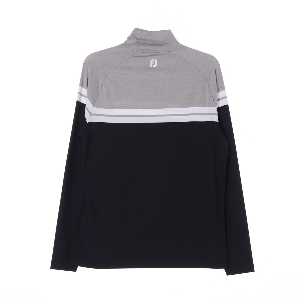 풋조이 골프 블랙 그레이 터틀넥 긴팔 티셔츠 이미지 4