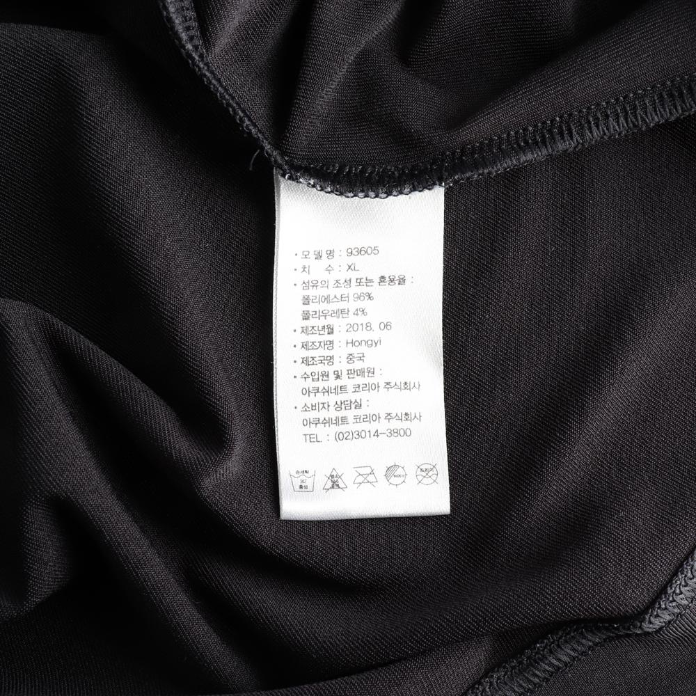 풋조이 골프 블랙 그레이 터틀넥 긴팔 티셔츠 이미지 6