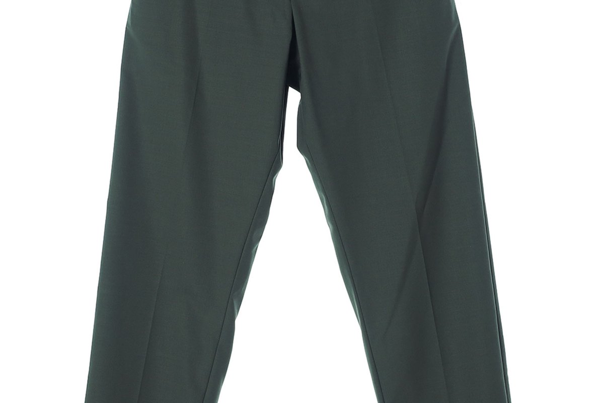 코스 울66% 그린 밴딩 슬랙스 이미지 3