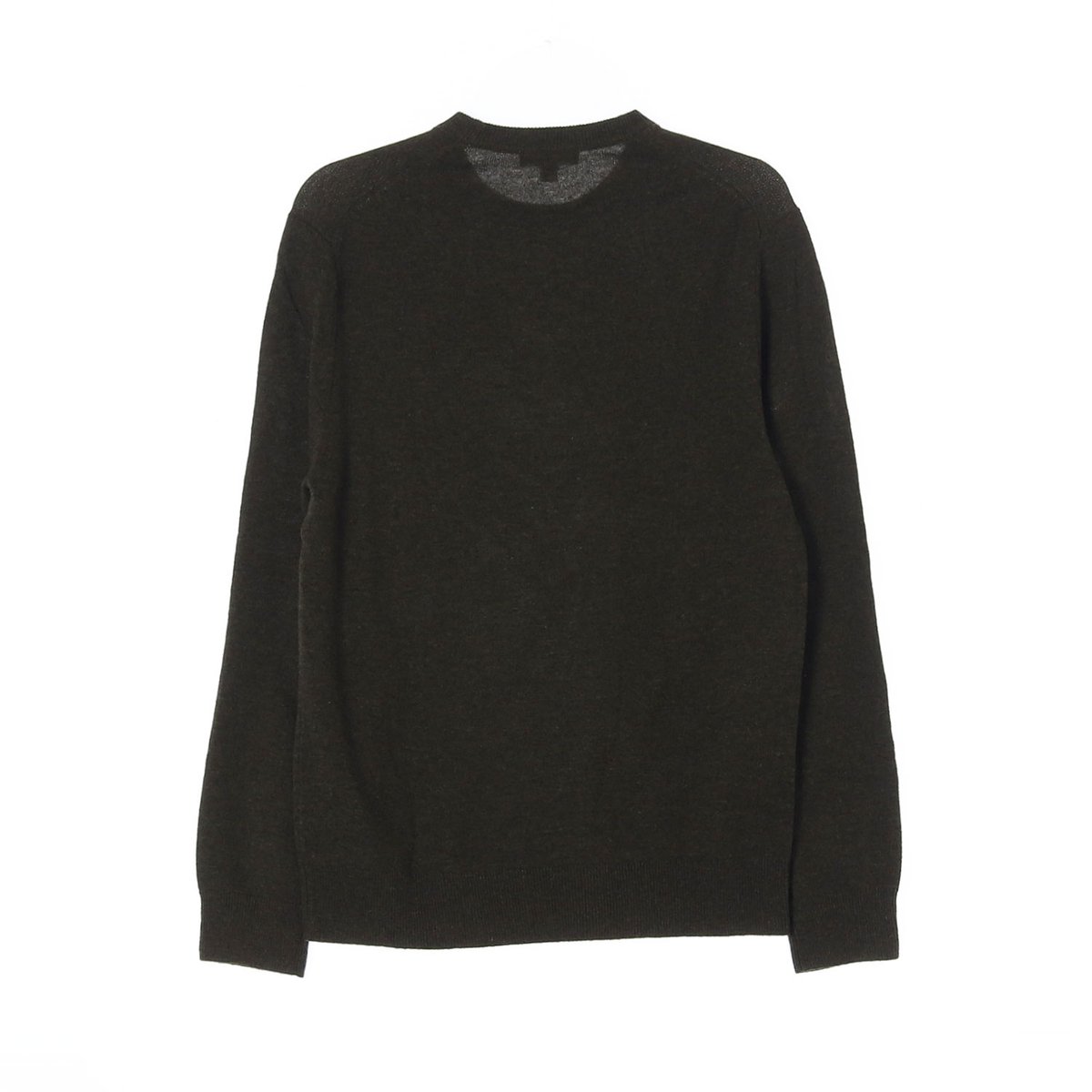 코스 울75 야크헤어25 카키 라운드 니트 스웨터 이미지 4