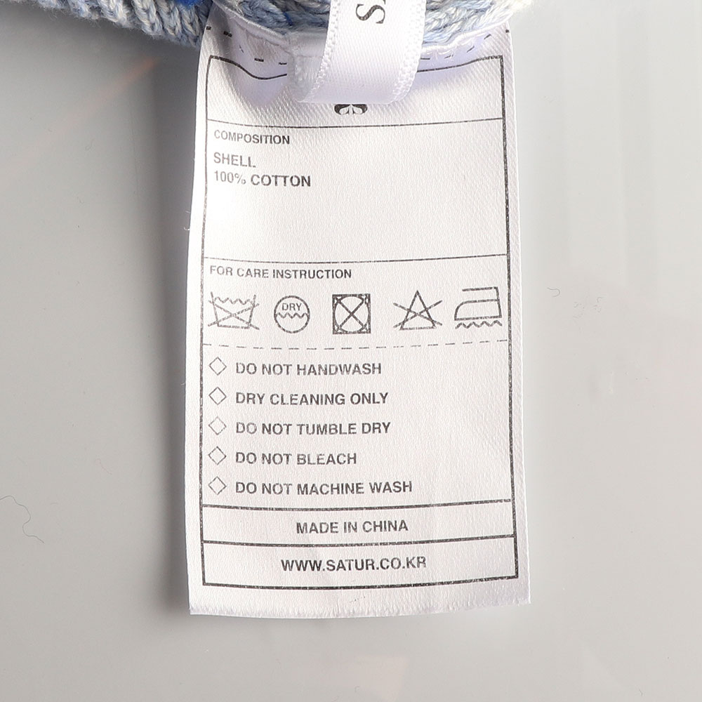 SATUR세터 블루 이비자 내츄럴 메쉬 니트 스웨터 이미지 6