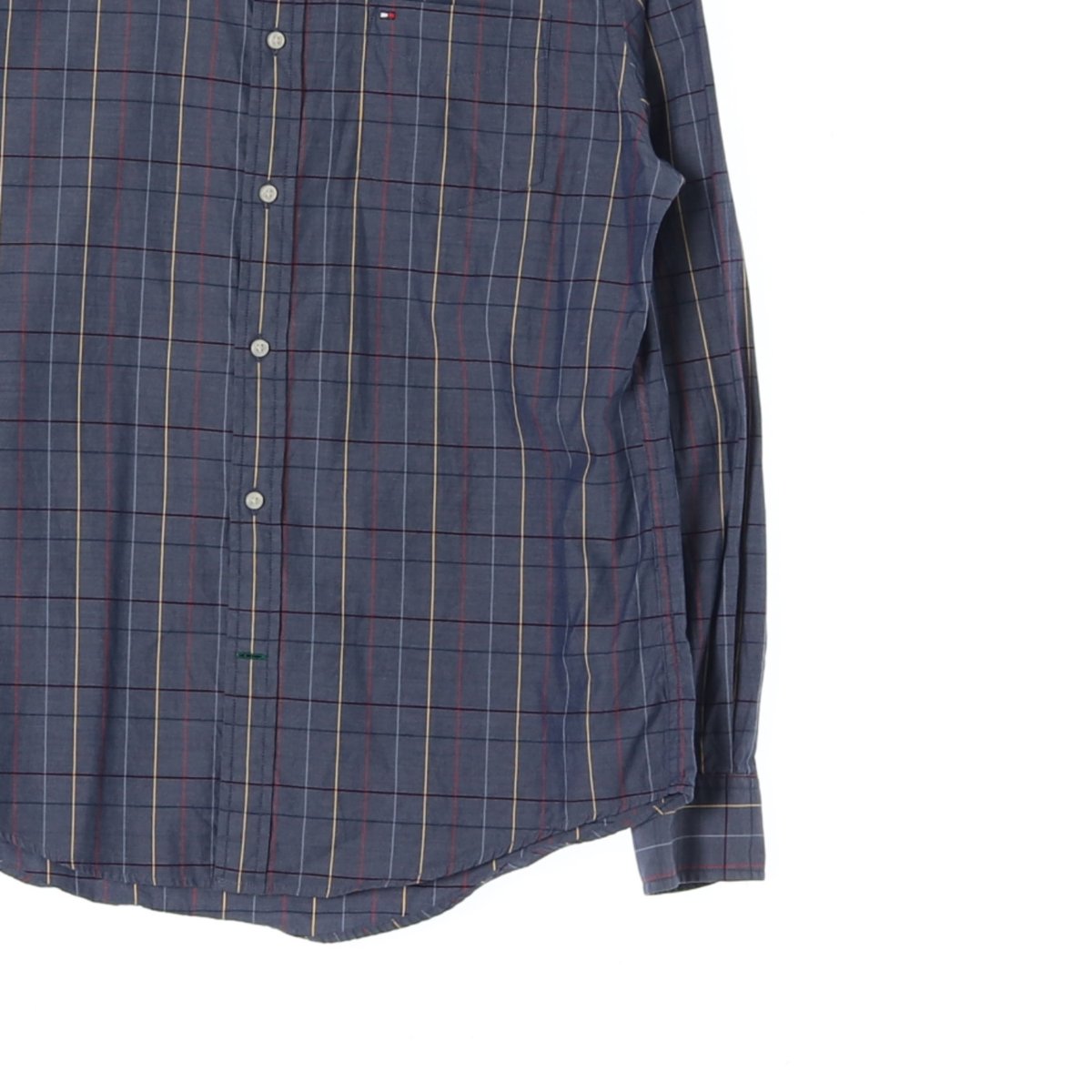 타미힐피거 데님라이크 체크 커스텀핏 셔츠 이미지 3