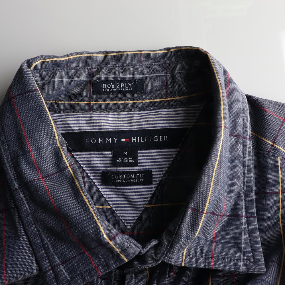 타미힐피거 데님라이크 체크 커스텀핏 셔츠 이미지 5