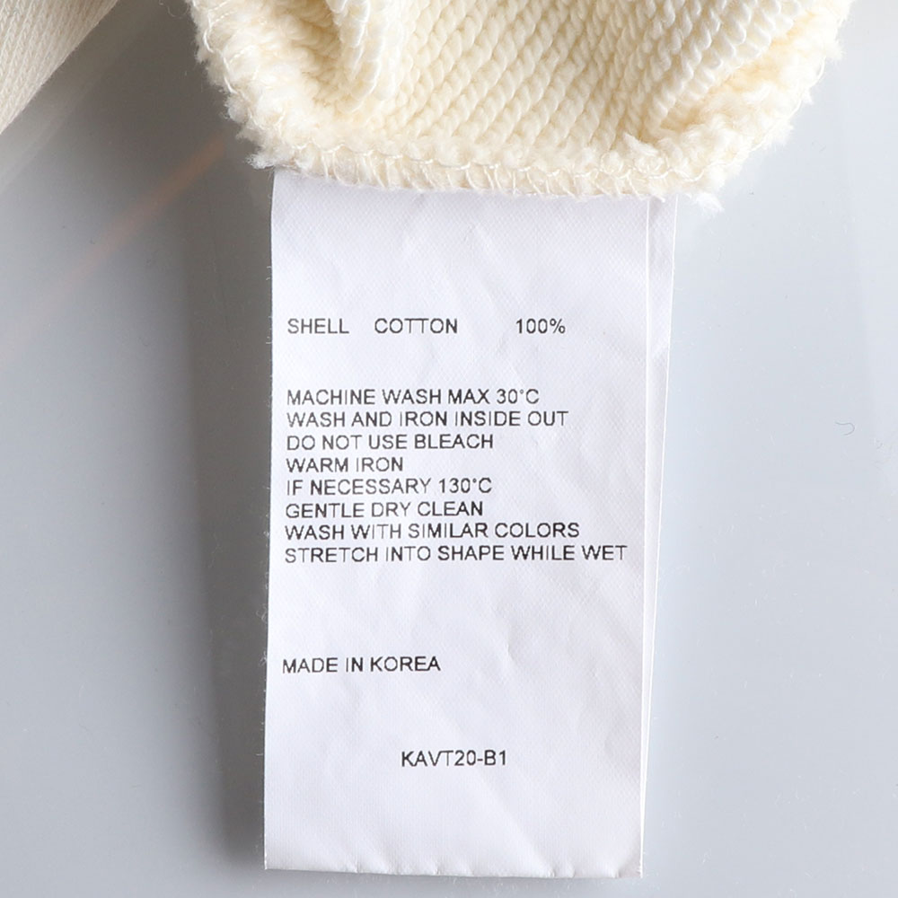 비바스튜디오 크림 퍼플 로고 맨투맨 스웨트셔츠 이미지 6