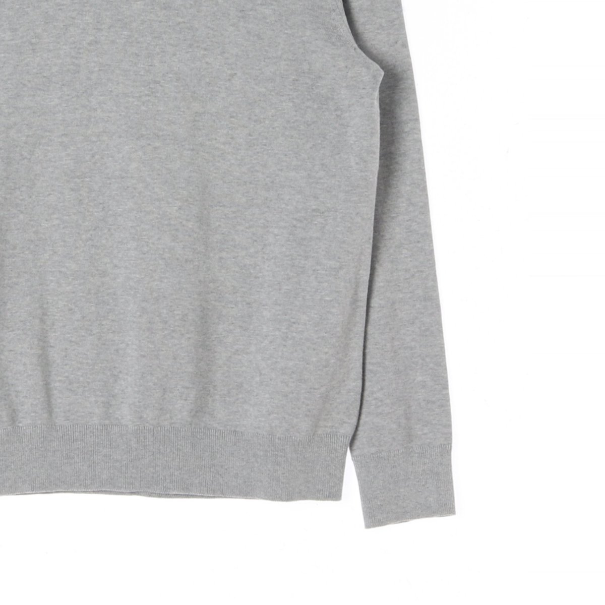 캘빈클라인 그레이 코튼 라운드 니트 스웨터 이미지 3