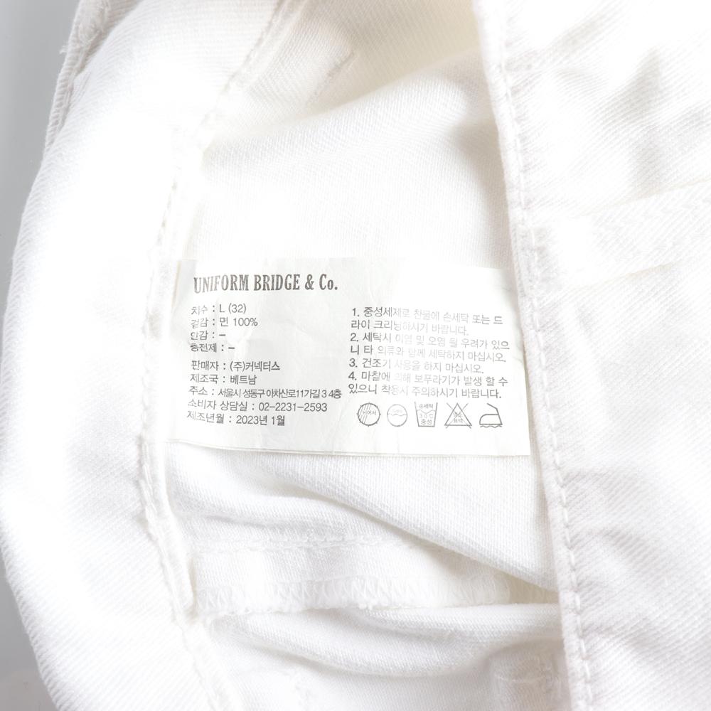 유니폼브릿지 화이트 빅포켓 치노팬츠 이미지 6