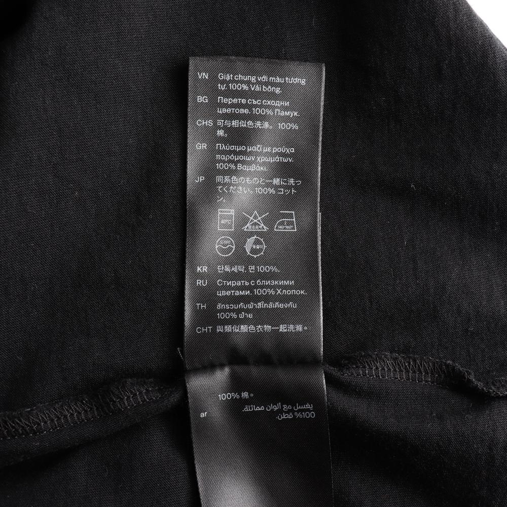 코스 레귤러핏 반팔 블랙 티셔츠 이미지 6