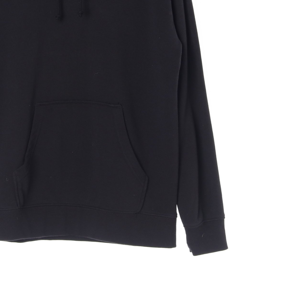 아디다스 블랙 슈퍼스타 로그 후드 티셔츠 이미지 3