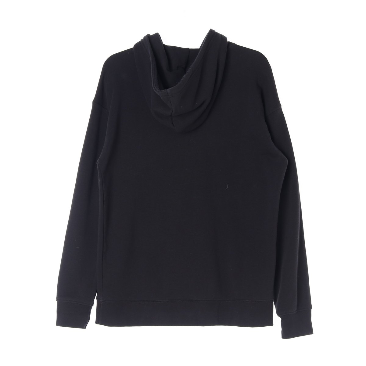 아디다스 블랙 슈퍼스타 로그 후드 티셔츠 이미지 4