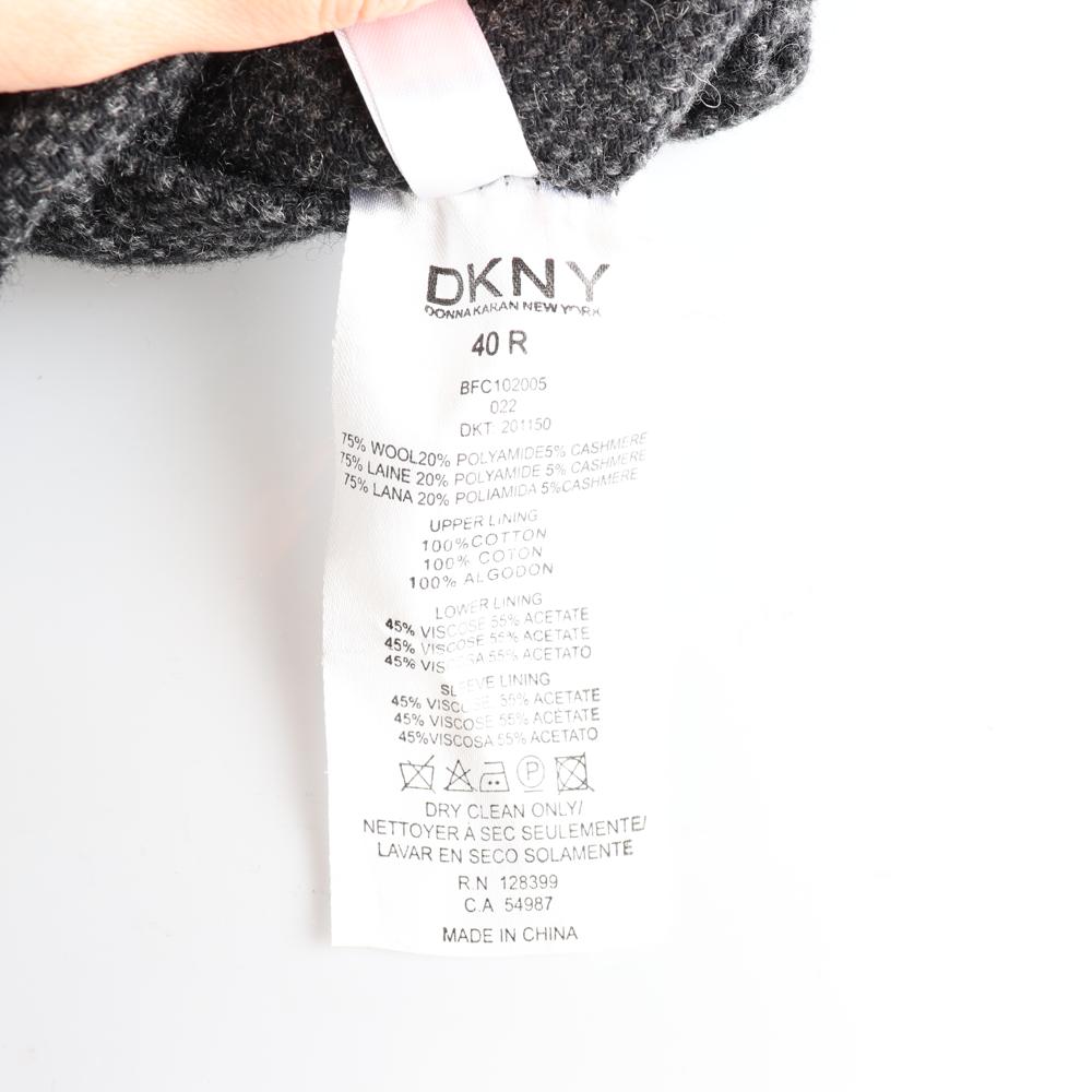 DKNY디케이엔와이 차콜 롱 싱글코트 이미지 7