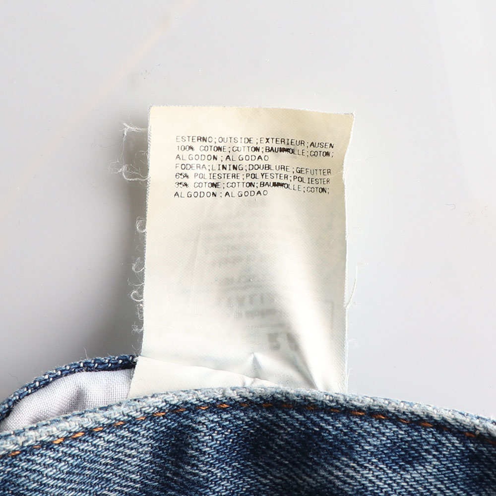 피에르발망 페인팅 데미지 진 워싱 데님 청바지 이미지 6