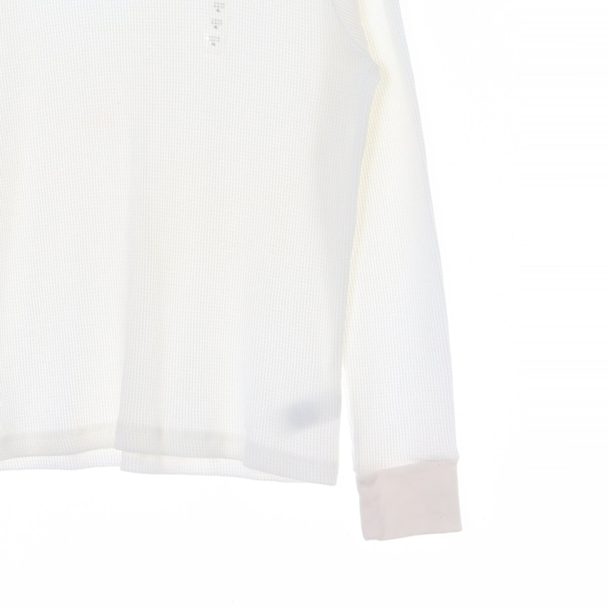 폴로 랄프 로렌 화이트 와플 긴팔 티셔츠 이미지 3