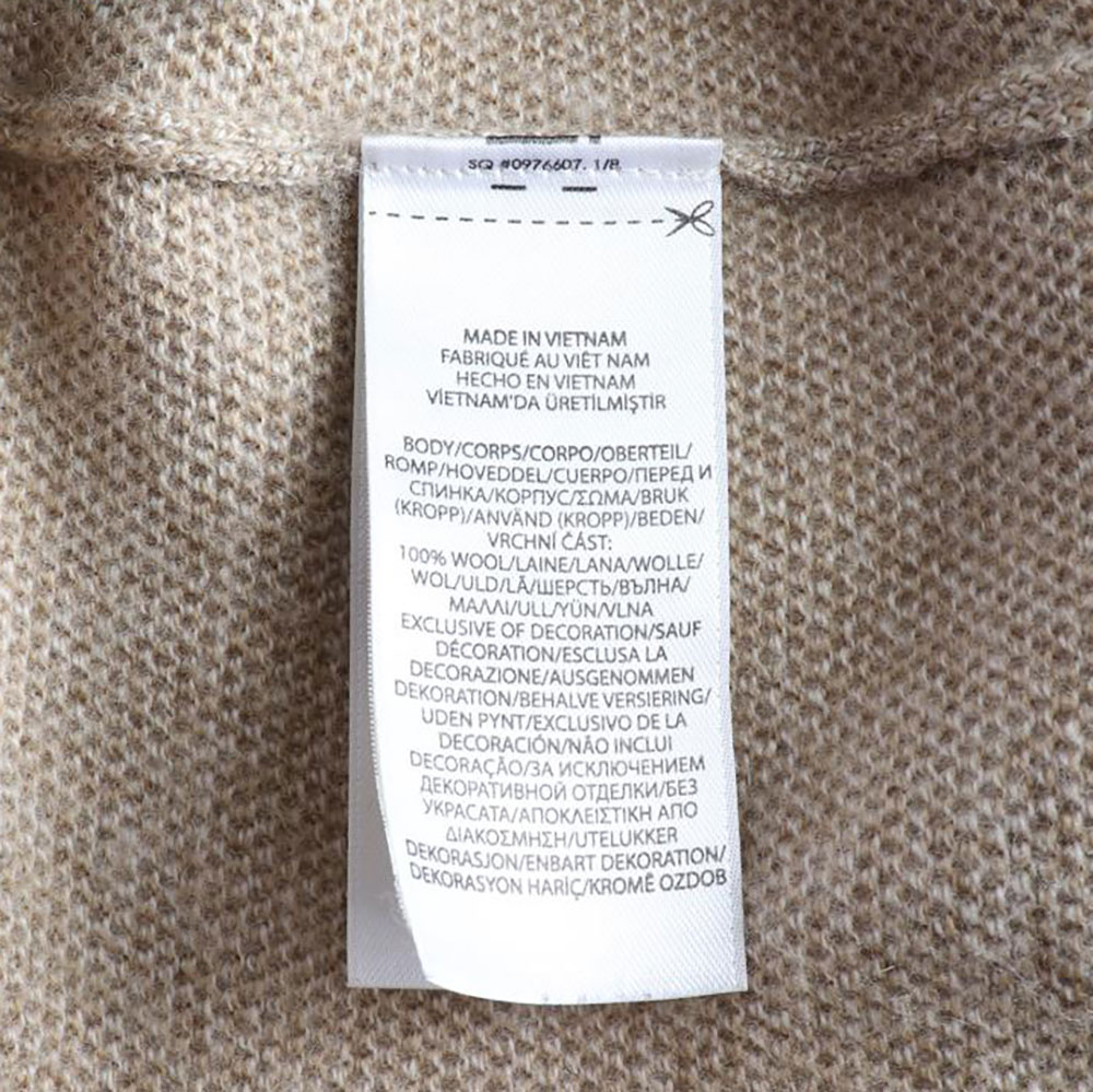 폴로 랄프 로렌 워셔블 메리노울 브라운 스웨터 이미지 6