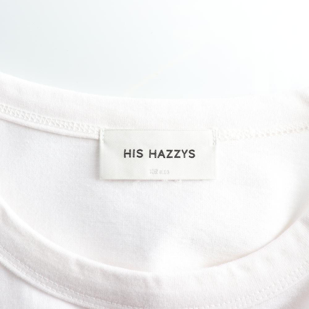 헤지스 화이트 레드 스트라이프 긴팔 티셔츠 이미지 5