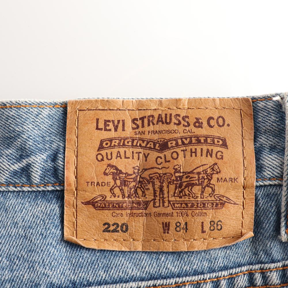 리바이스220 연청 데님 진 청바지 이미지 5